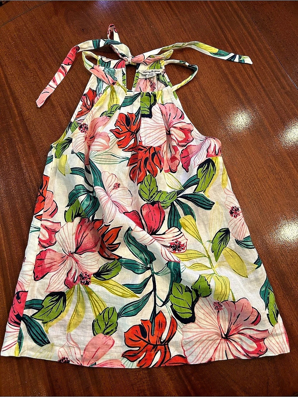 Tommy Bahama Floral top Pink & Green Size XS